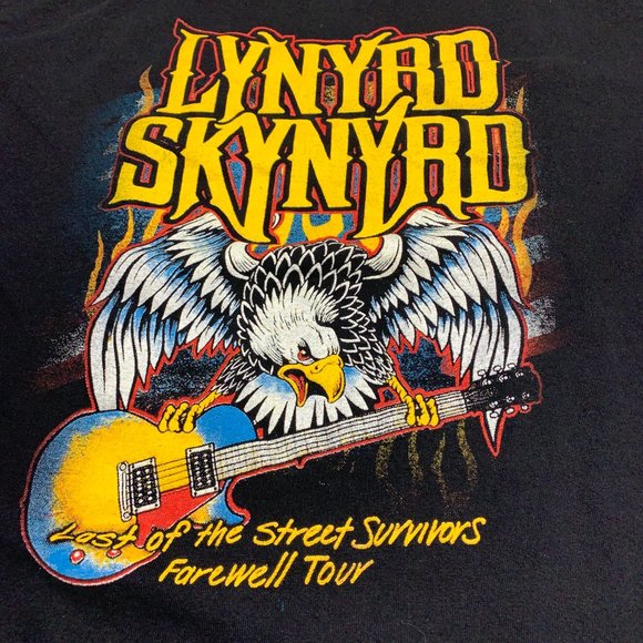 Lynyrd Skynyrd T Shirt Last of the Street Survivors Farewell Concert Tour - Picture 4 of 12